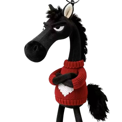 S925 Sterling Silver Pink Crystal Horse Necklace – Romantic Valentine’s & Mother’s Day Gift for Her