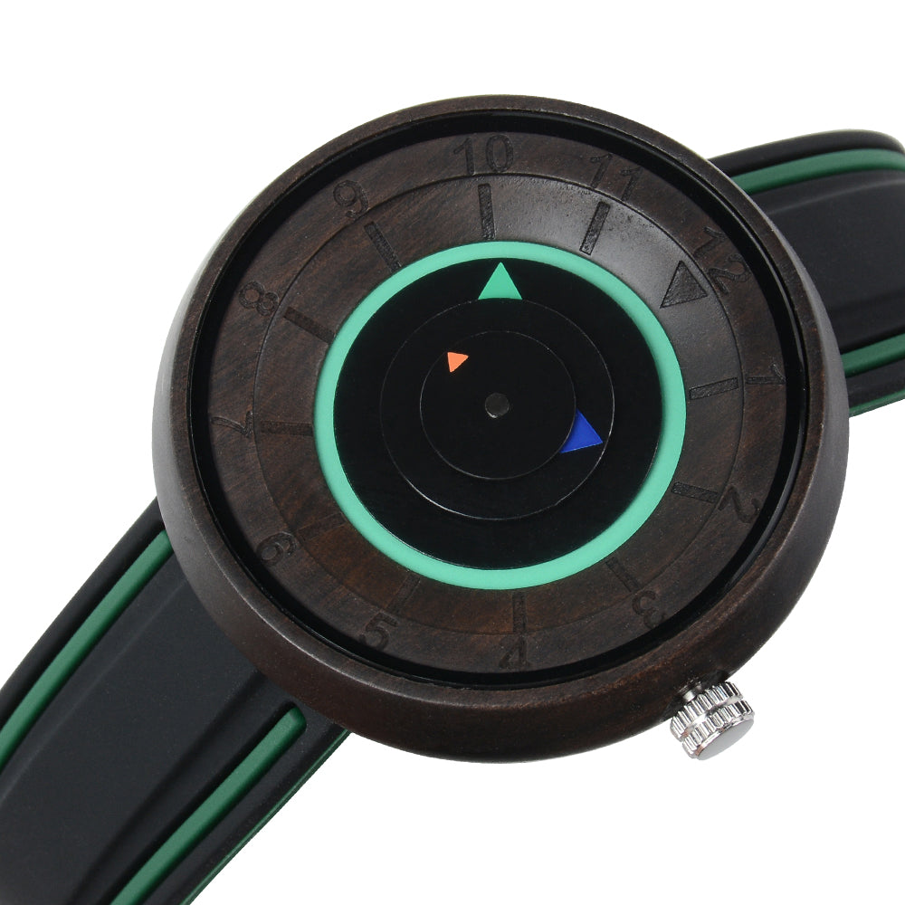 Casual Quartz Wooden Watch-BUNNYKACHU