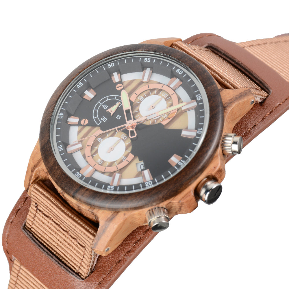 wood wrist watches fashion custom couple quartz wristwatch logo watch-BUNNYKACHU