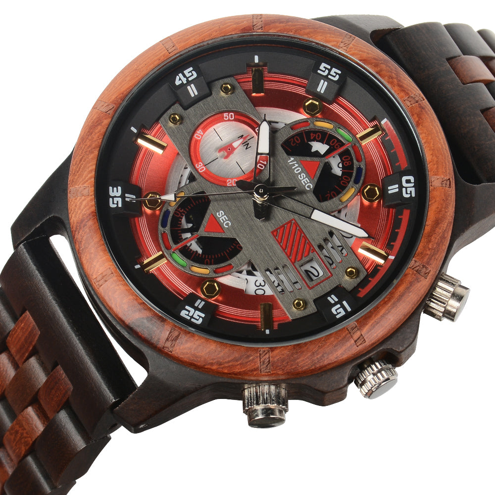 Ebony men's watch-BUNNYKACHU