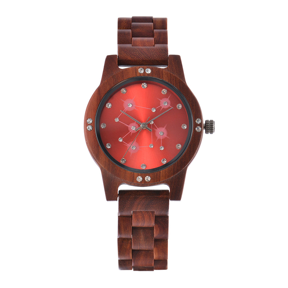 New style wooden watch ladies quartz-BUNNYKACHU