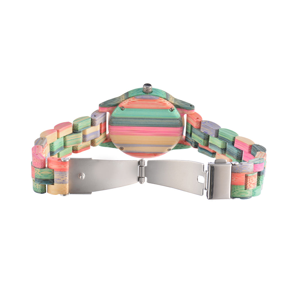 New style wooden watch ladies quartz-BUNNYKACHU