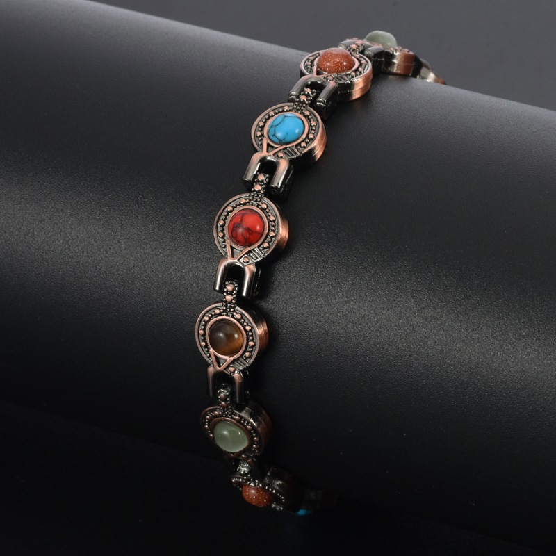 👉 Best-Selling Copper Energy Bracelet with Natural Stones & Magnetic Balance Elements