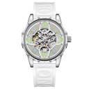 Silver White 4 Leaf Clover Watch