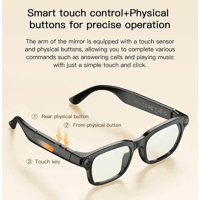 NWNENF® Smart AI Glasses with Camera
