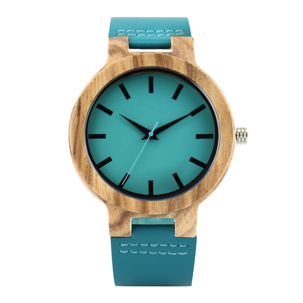 Classic Style Quartz Movement Wooden Watch With Watch Splitter-BUNNYKACHU