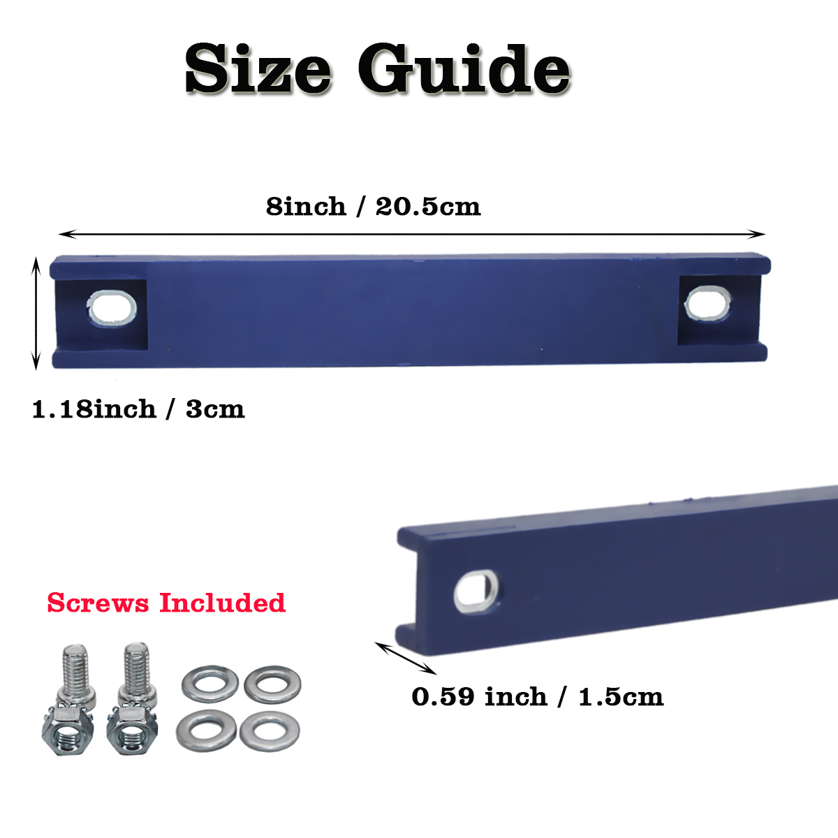 WFPOWER 4 Pack Magnetic License Plate Holder, Dealer Demo Tag Test Drives Rubber Coated Strong Magnetic Protection Magnets BAR Holder for Number Plate Temp Tag Secure No Drill Solution for Car Truck