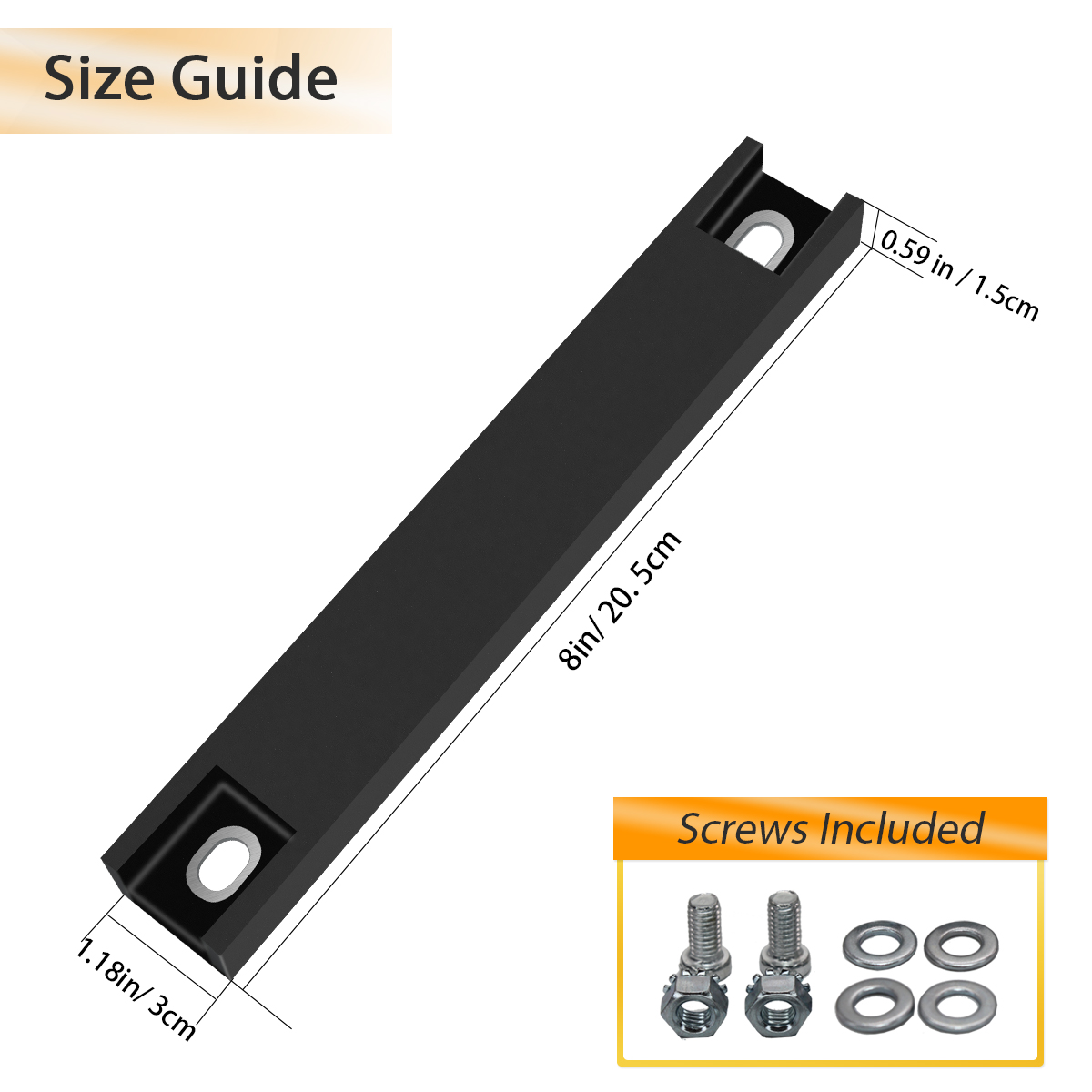 4 Pack License Plate Magnet, Premium Rubber Coated Magnetic License Plate Holder, Black Dealership Demo Tag Test Drives Temp Holder for Car Dealer Magnet License Plate, No Scratch for Car