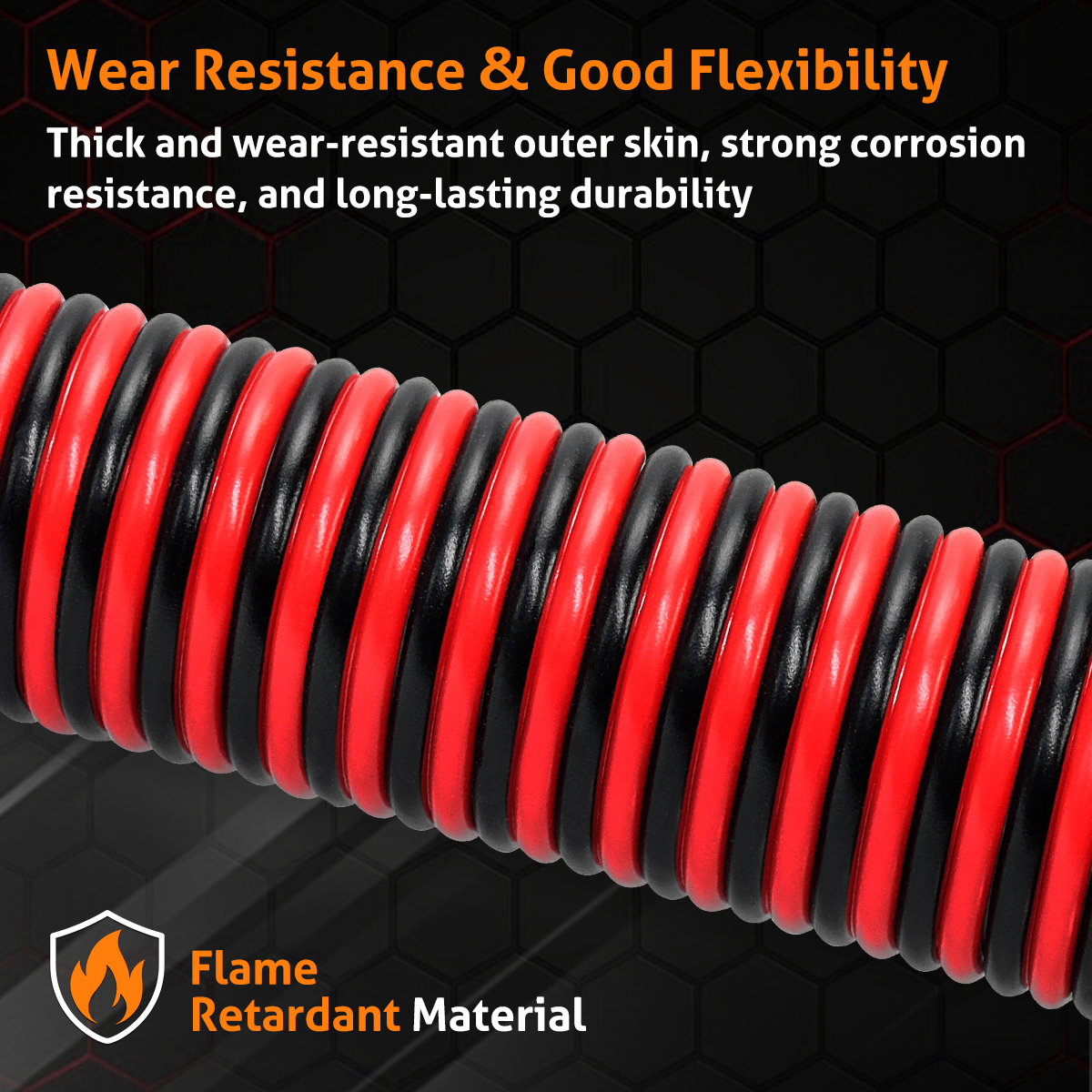 Electrical Wire PVC CCA Wire 12 Gauge, 100FT Red Black 2 Conductor Automotive Wire Cable Car Battery Cable, PVC Power/Ground Electrical Wire for Audio Speaker Amp RC Solar Power Project DC