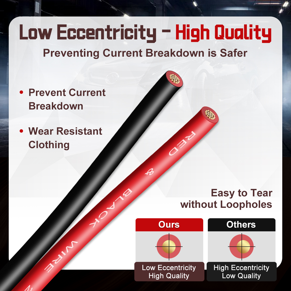 18 Gauge Electrical Wire, 100FT (50FT Red + 50FT Black) Flexible Red Black 2 Pin Stranded PVC Wire Extension Cable Cord CCA Copper Wire Hookup for LED Strip Lights Auto Motor Wiring DC 12V 24V