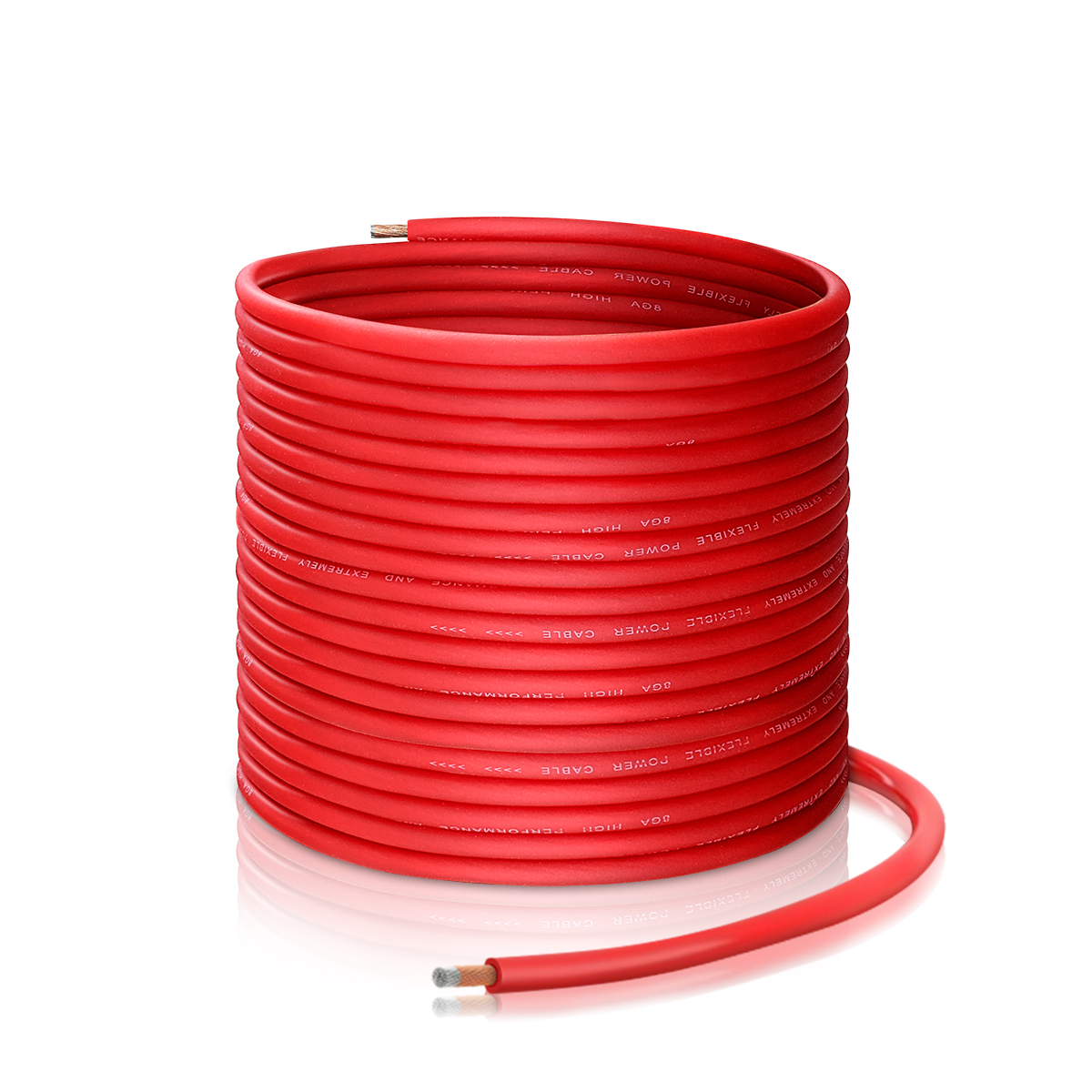 8 Ga Amp Wire, 25FT Red Color Automotive Power Cable for Car Audio System Amplifiers, 8 AWG Silicon Flexible Soft Amp CCA Battery Cable Wire Automotive Power/Ground RV, Trailer 12V 24V
