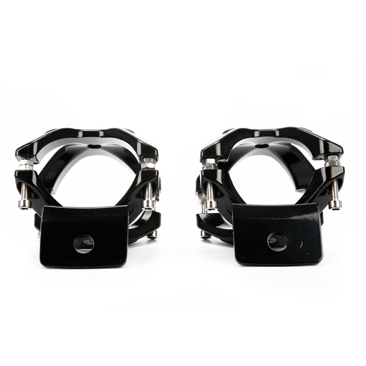 WOWLED Work Lights X Bracket, Pair X-Clamp Bullbar Mounting Bracket 2-3" LED Driving Work Light Bar Tube Mount Headlight Mounts