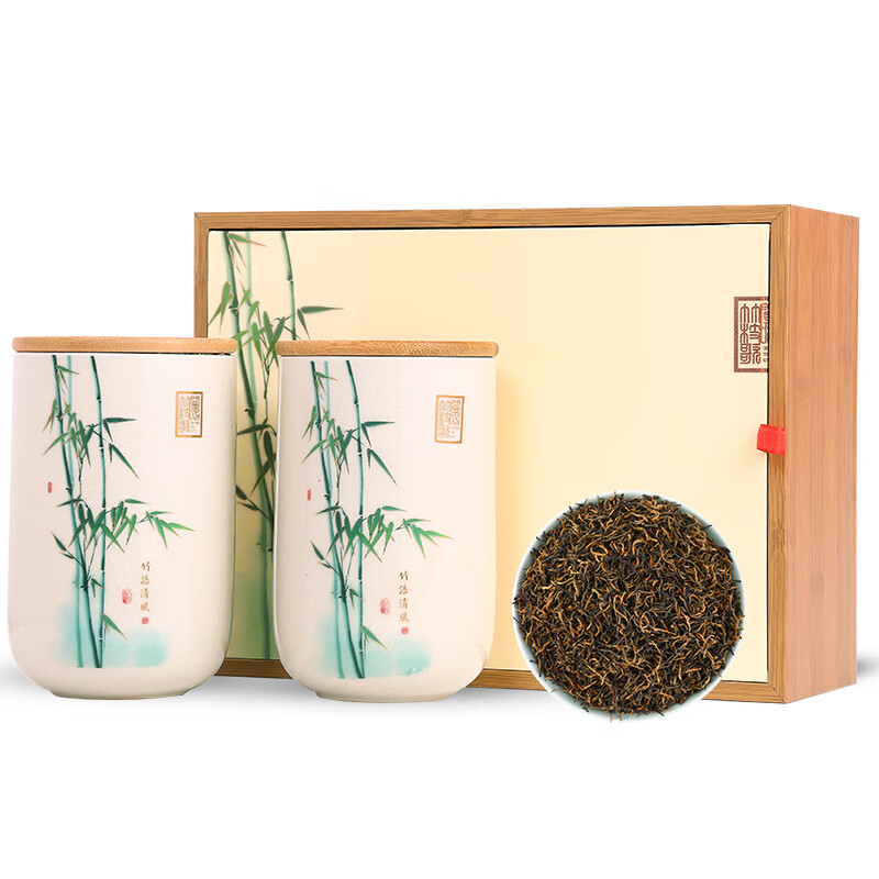 Jinjunmei Black Tea Mount Wuyi Super Bamboo Language Tea Gift Box Mid Autumn Festival Gift