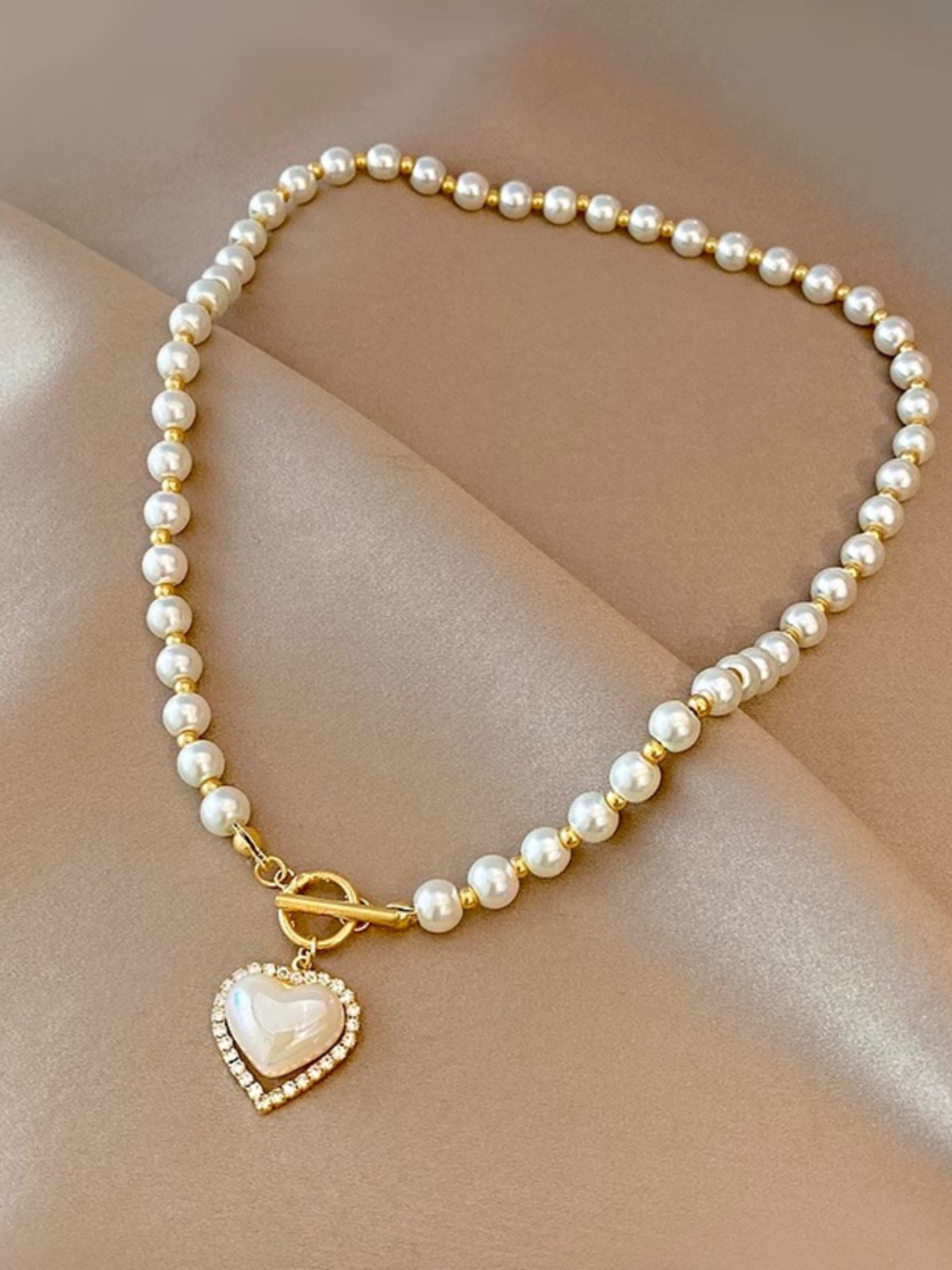 18K Gold Love Pearl High Luxury Fashion Necklace