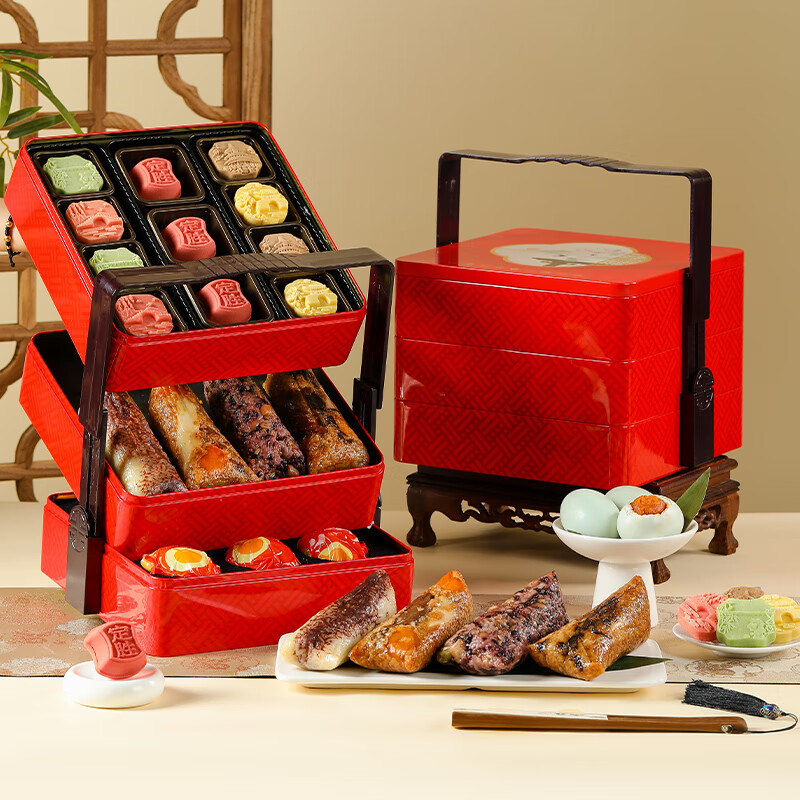 Dragon Boat Festival Zongzi high-end gift box for parents and elders