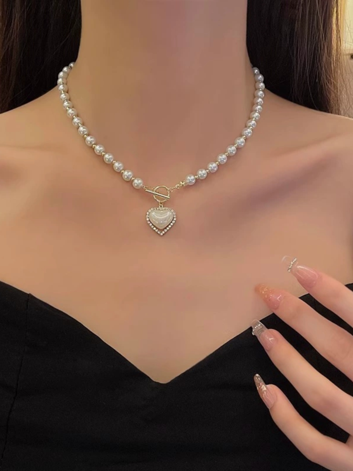 18K Gold Love Pearl High Luxury Fashion Necklace