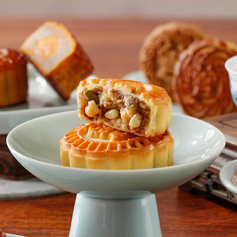 Moon cake gift box Blue and white porcelain gift box for Mid-Autumn Festival gifts