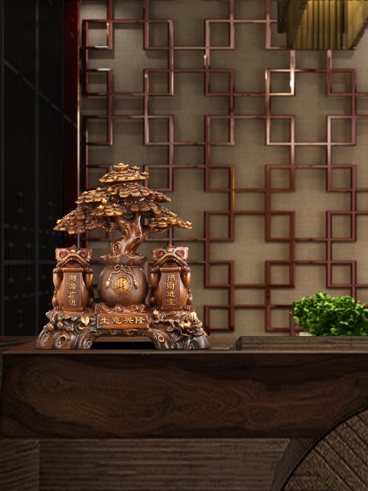 Prosperous business and wealth tree, art office decoration company opening gift