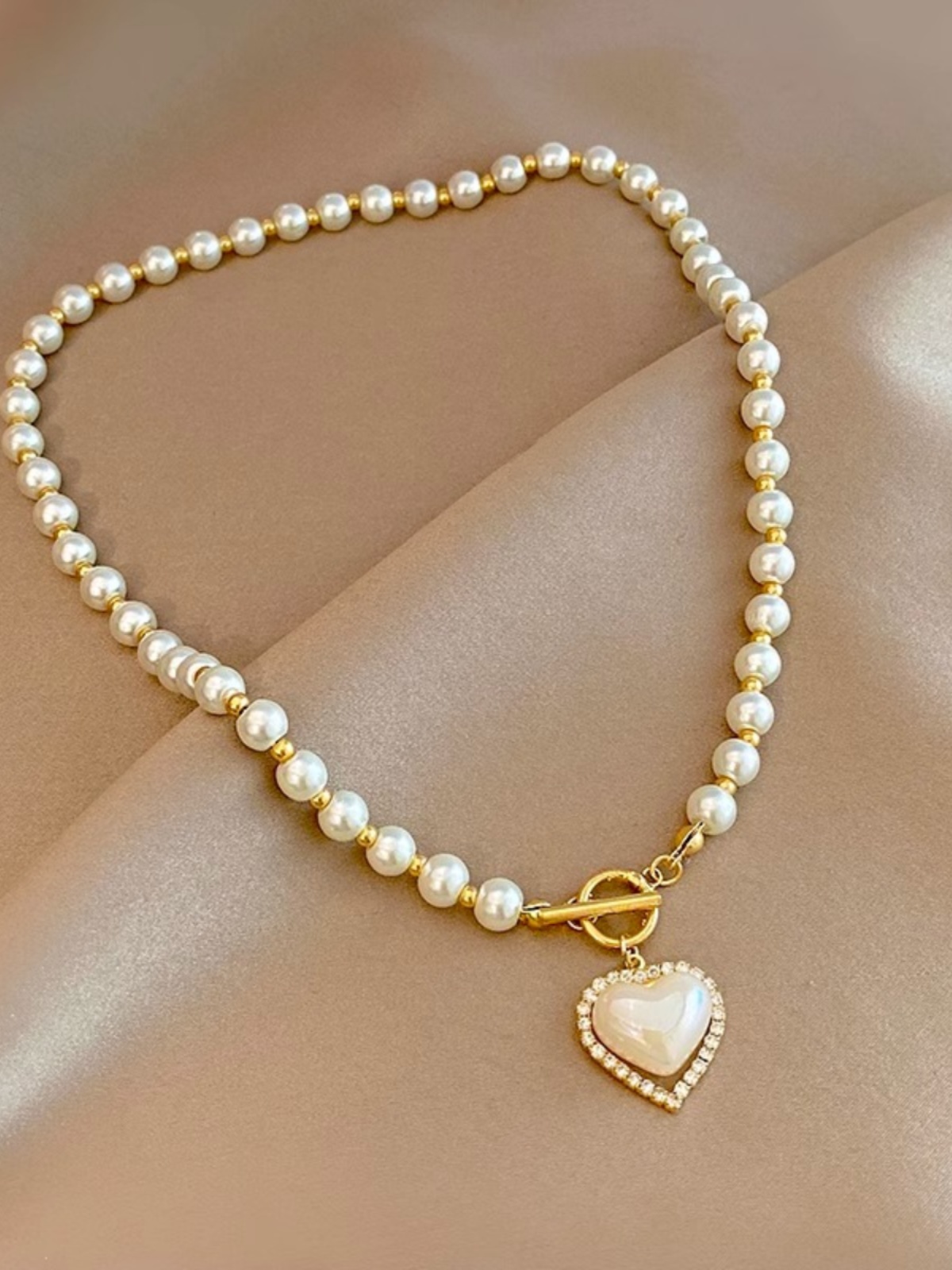 18K Gold Love Pearl High Luxury Fashion Necklace
