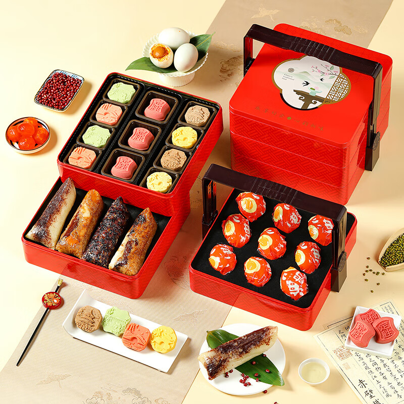 Dragon Boat Festival Zongzi high-end gift box for parents and elders