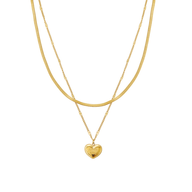 Simple Double layered Love Necklace for Women