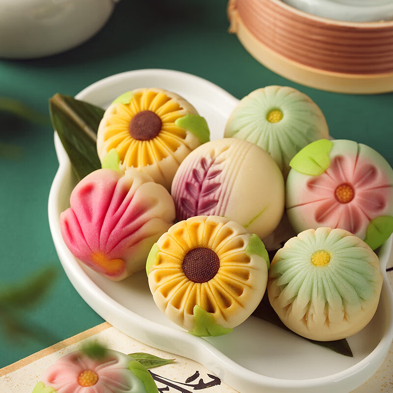 Mid-Autumn Festival Moon Cake Gift Box Guangdong style Moon Cake Taoshan Cake Dim sum High grade Gift