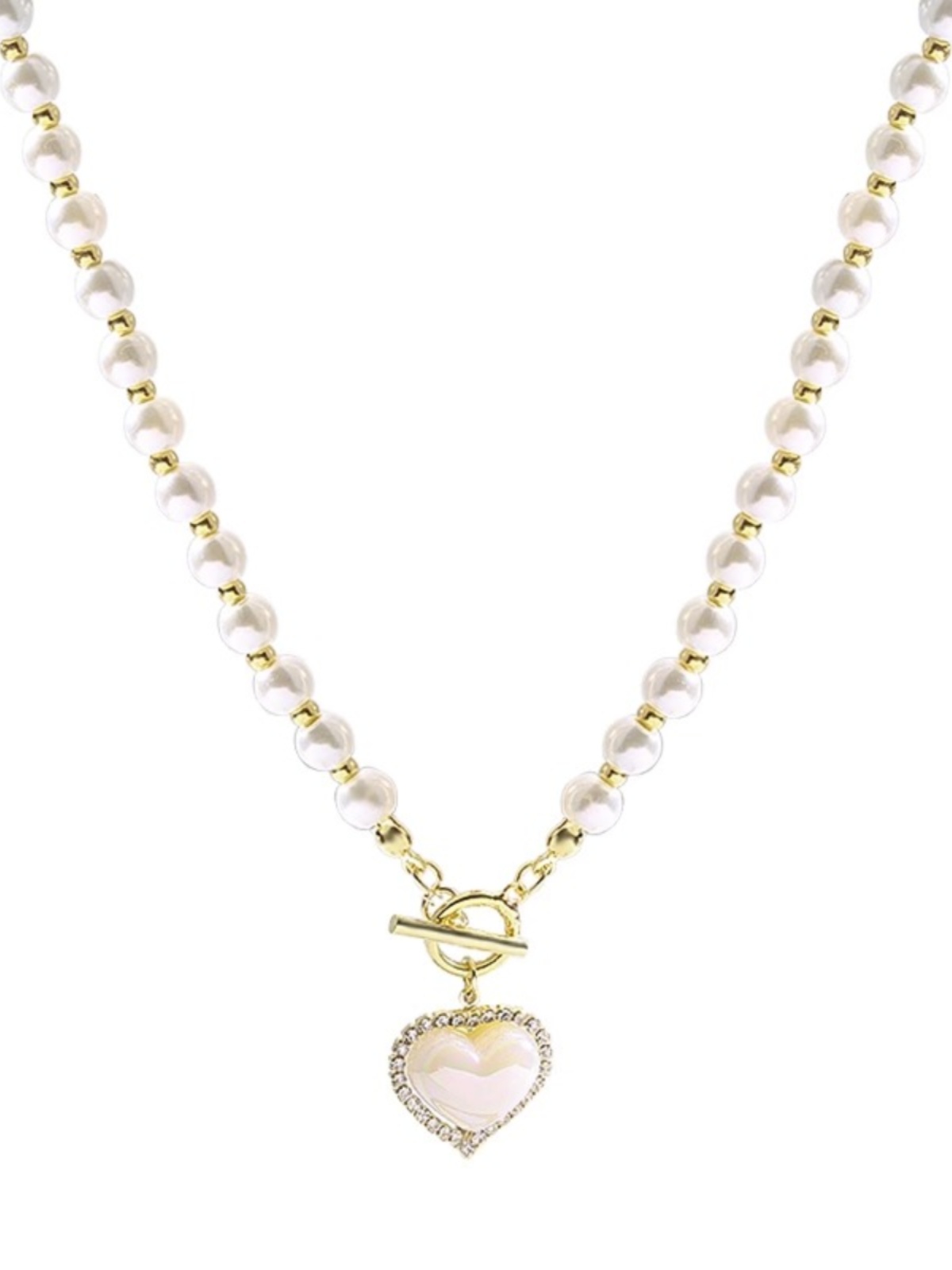 18K Gold Love Pearl High Luxury Fashion Necklace