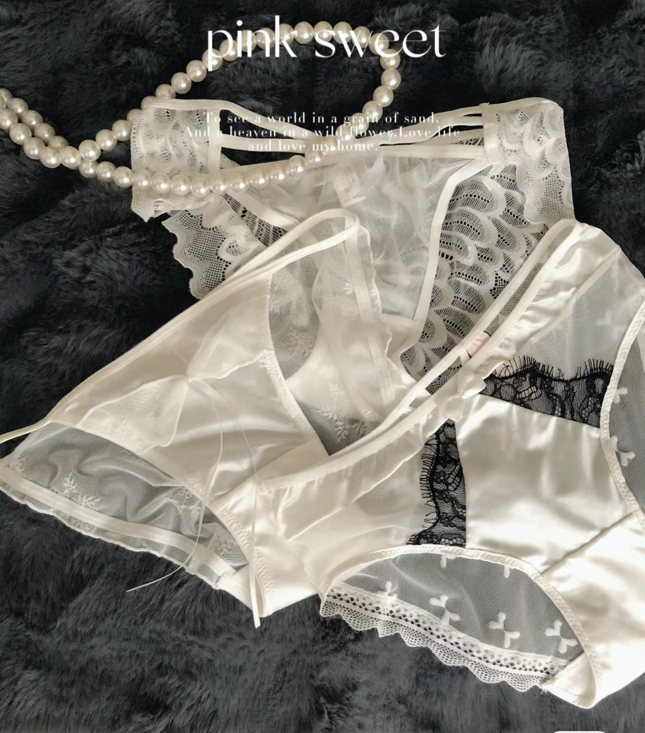 (Customized 6-pack) Light luxury, high-end, sexy, pure desire lace underwear gift box