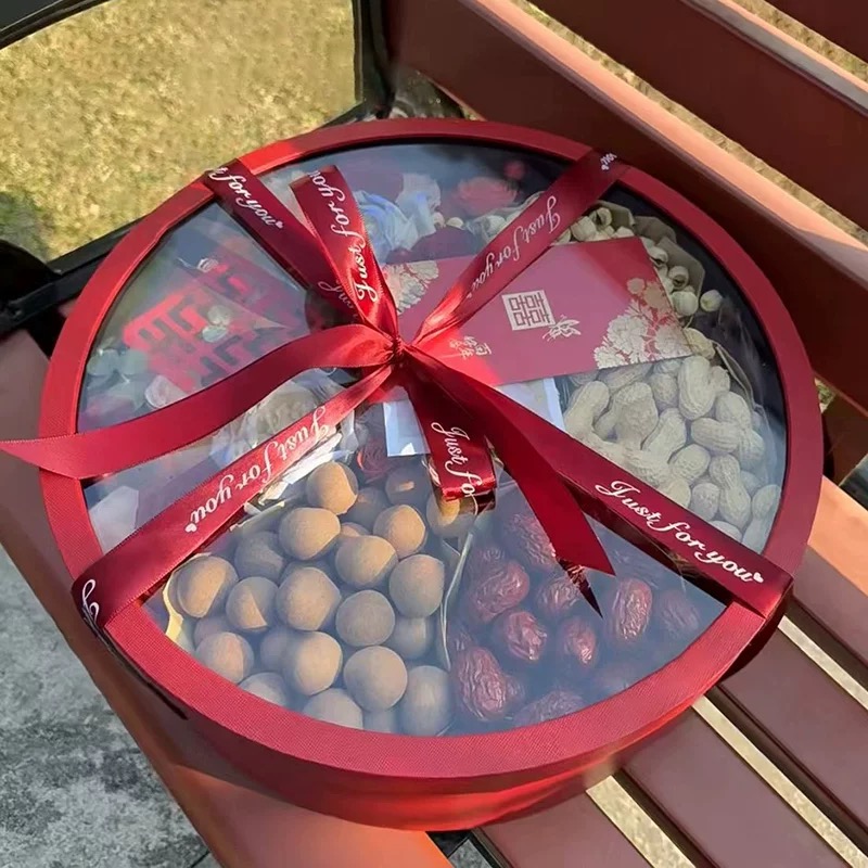 Early Birth Noble Child DIY High end Round Floral Arrangement Gift Box