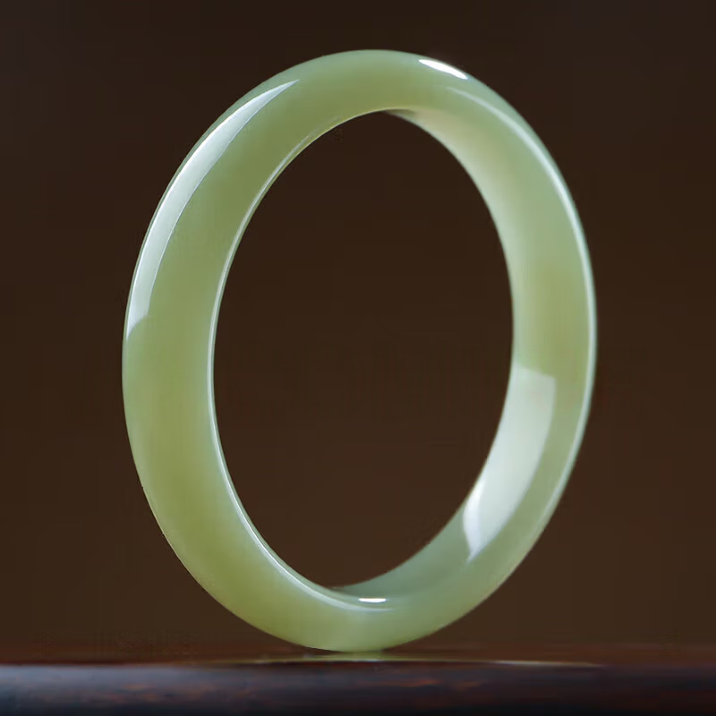 Qixi Valentine's Day gift Hotan Jade bracelet Light sapphire bracelet