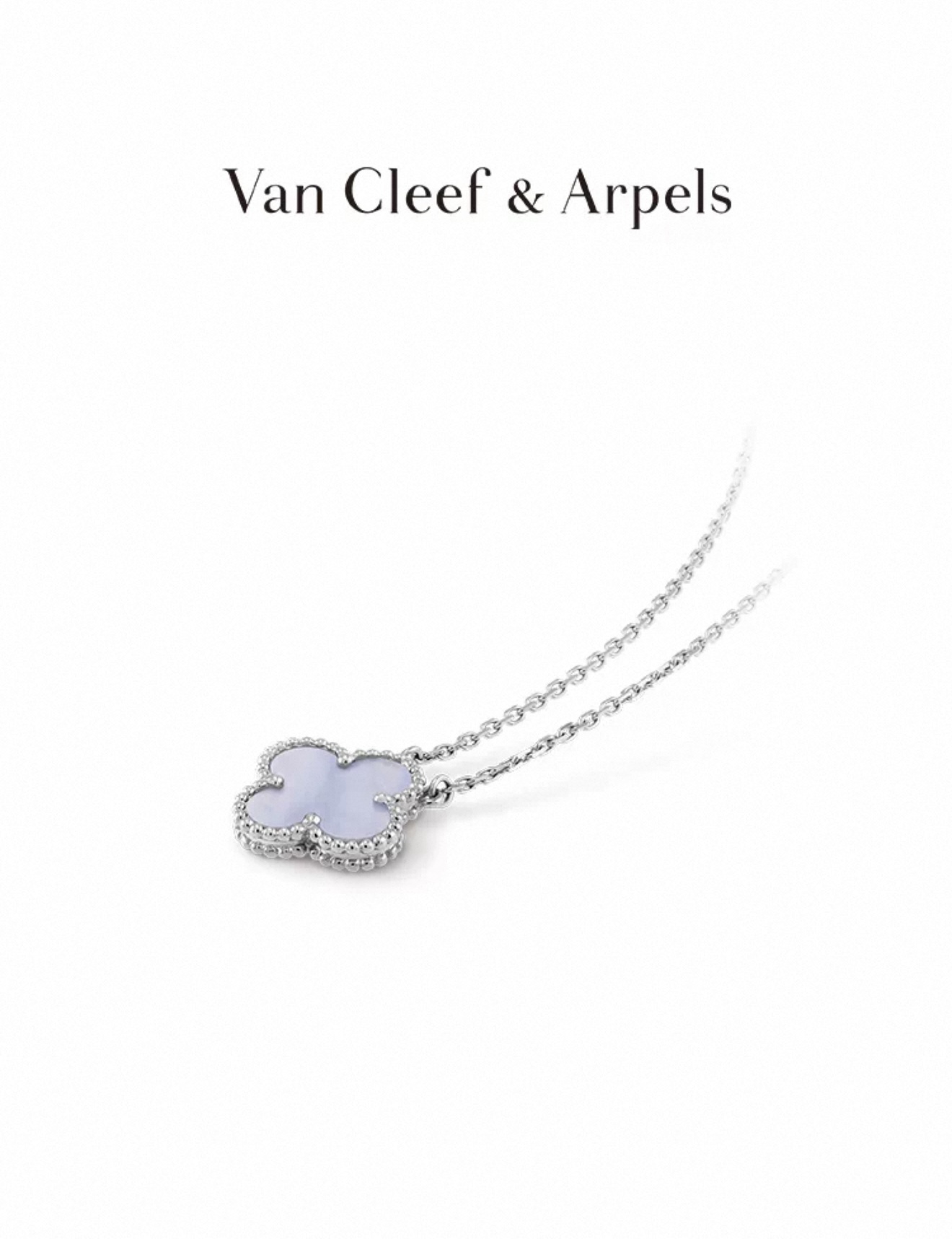 High luxury four leaf lucky K gold jadeite necklace