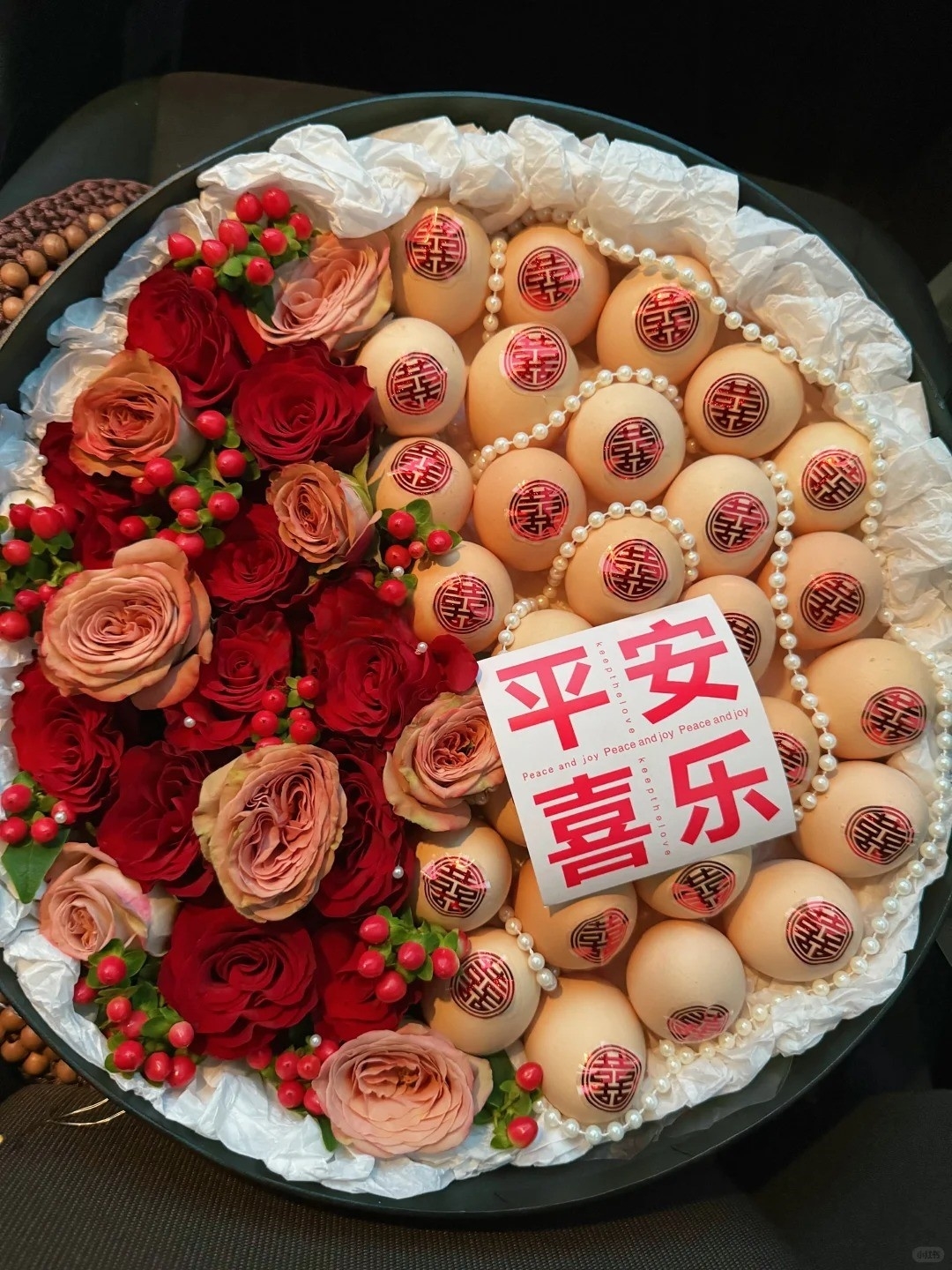 Postpartum Gift Box New Chinese Full Moon Gift Egg Flower Gift