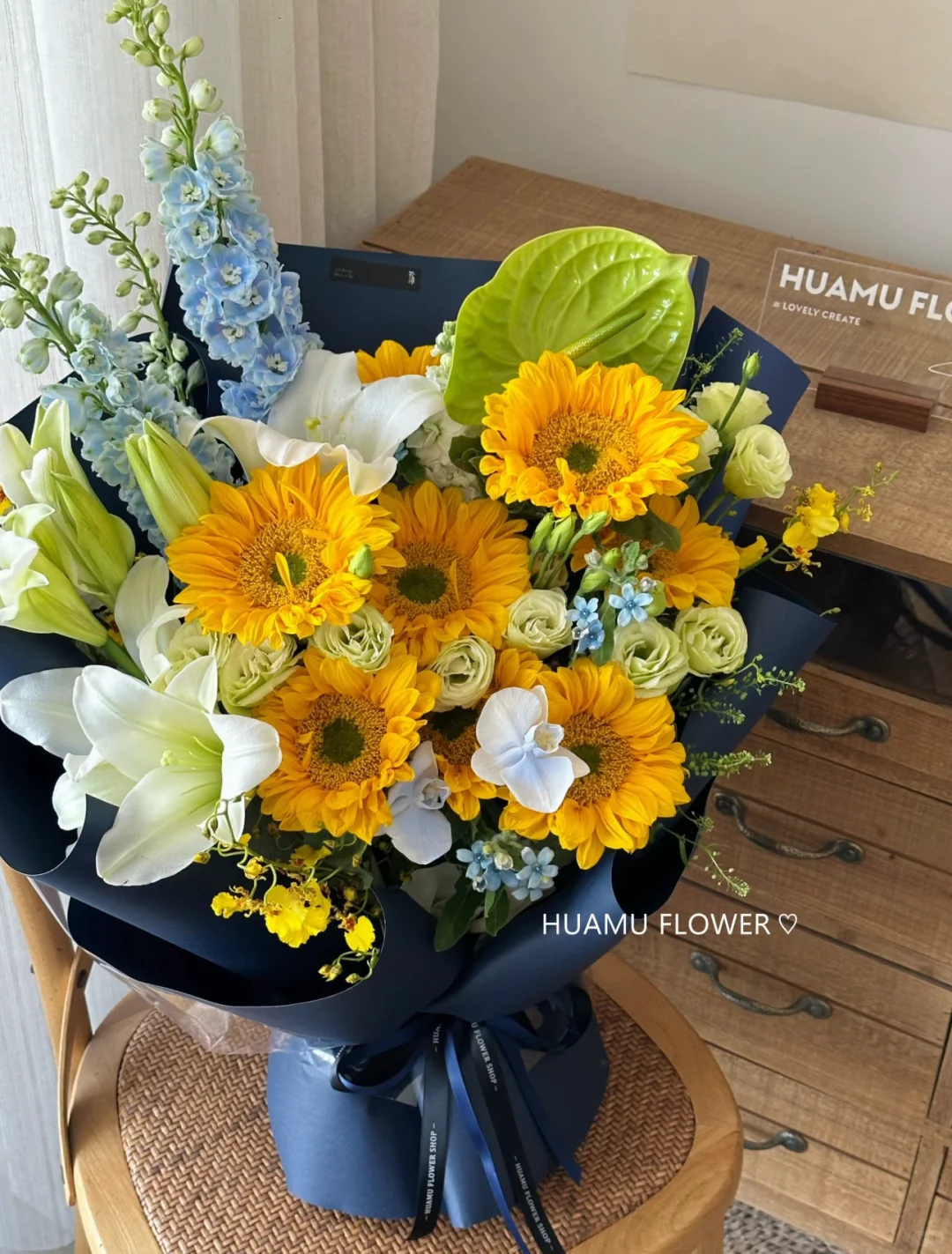 Father's Day beautifully packaged mixed bouquet
