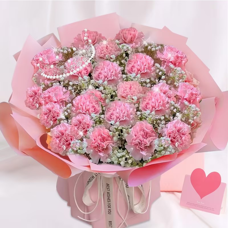 Carnation Lily Bouquet Mother's Day Gift