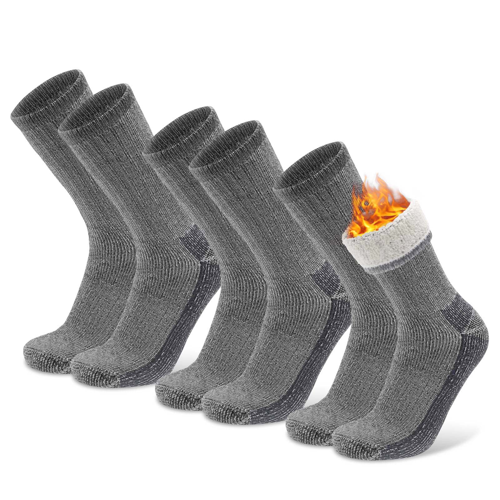 Socks 3 Pack Daze Crew Thick Cushioned Warm Wool Hiking Socks