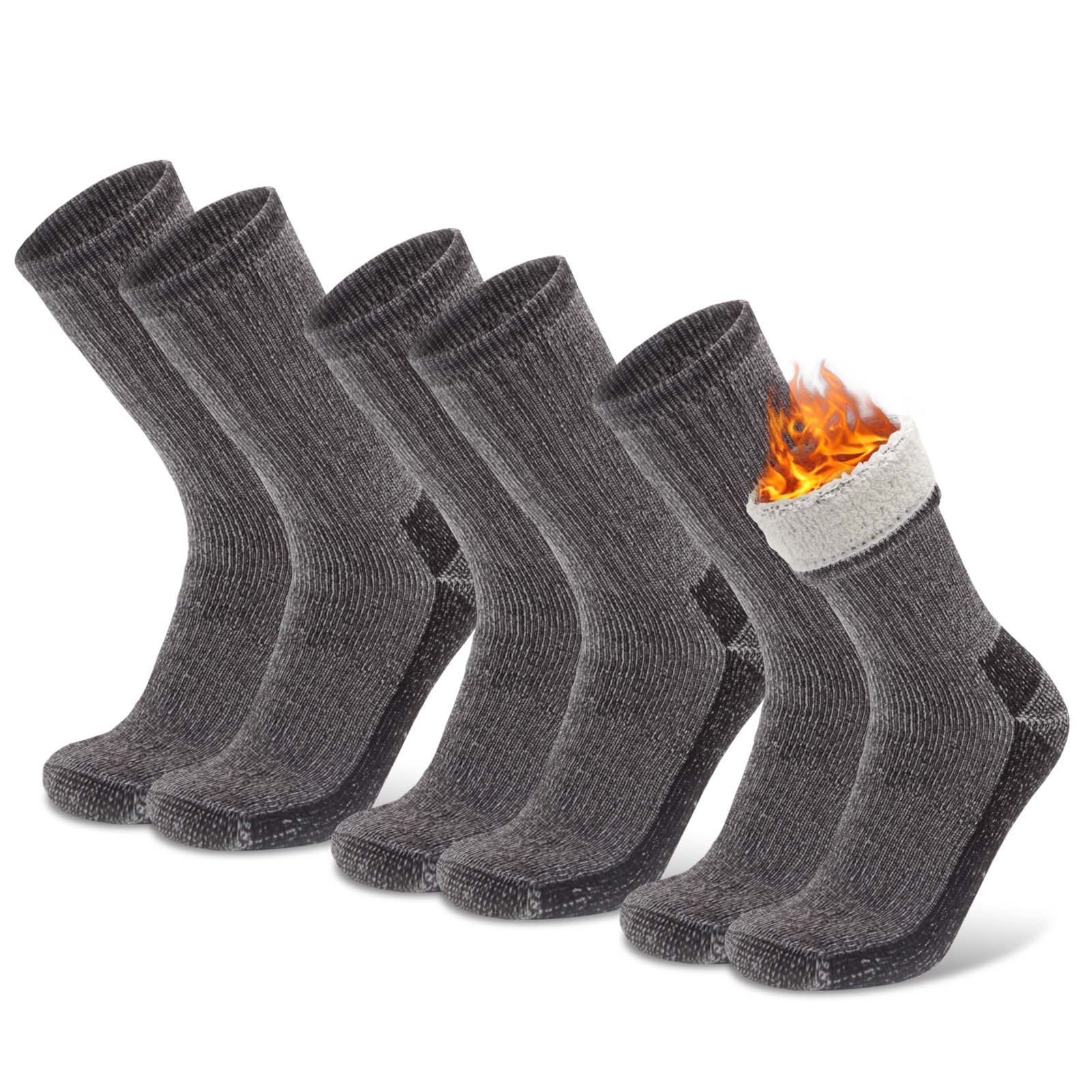 Socks 3 Pack Daze Crew Thick Cushioned Warm Wool Hiking Socks