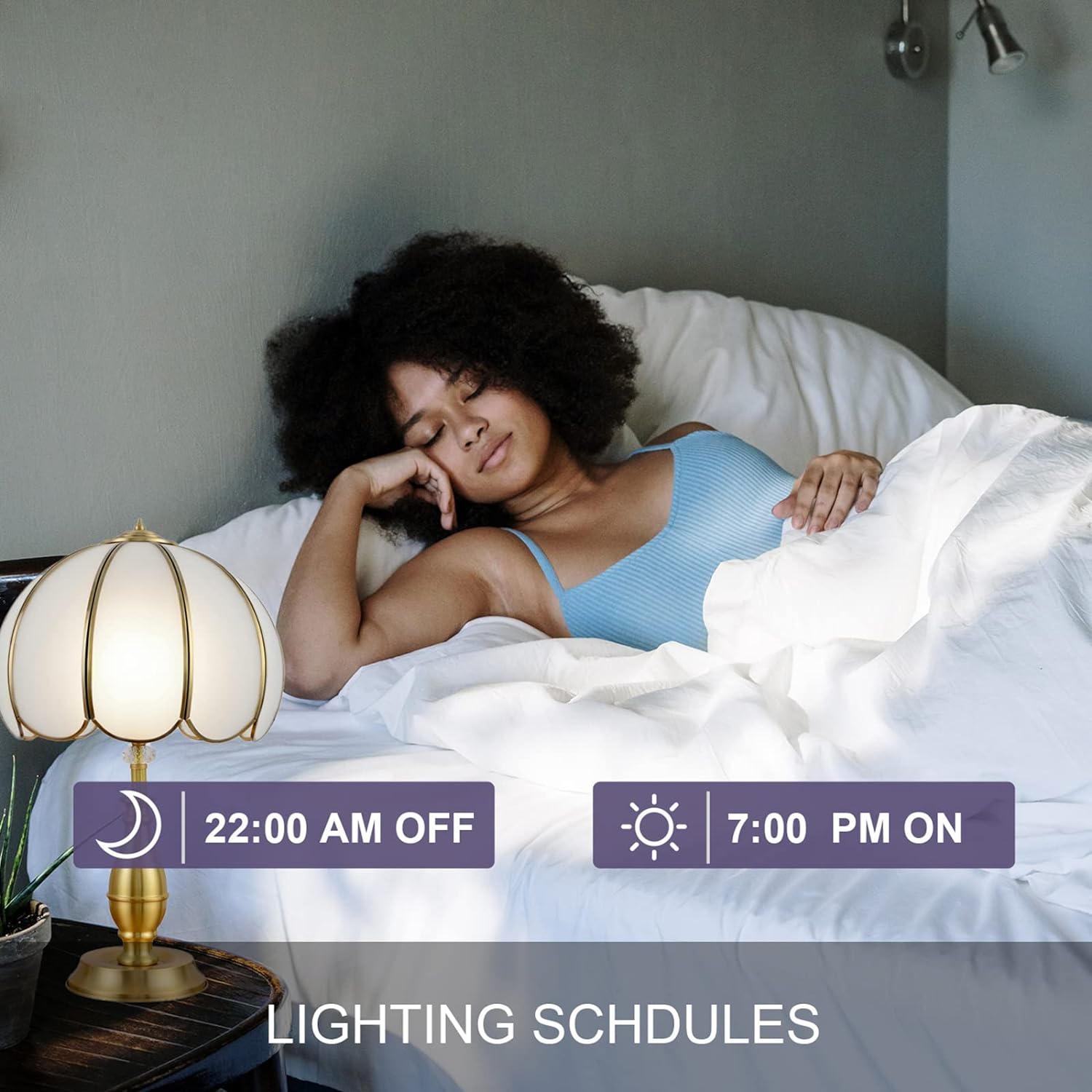 Smart Dimmer Plug, 2.4 Ghz Wi-Fi Dimmable Smart Plug, Dimmable Timer, Wi-Fi Smart Outlet for Light, WiFi Dimmable Socket Work with Alexa, Google Assistant for Voice Control, No Hub Required