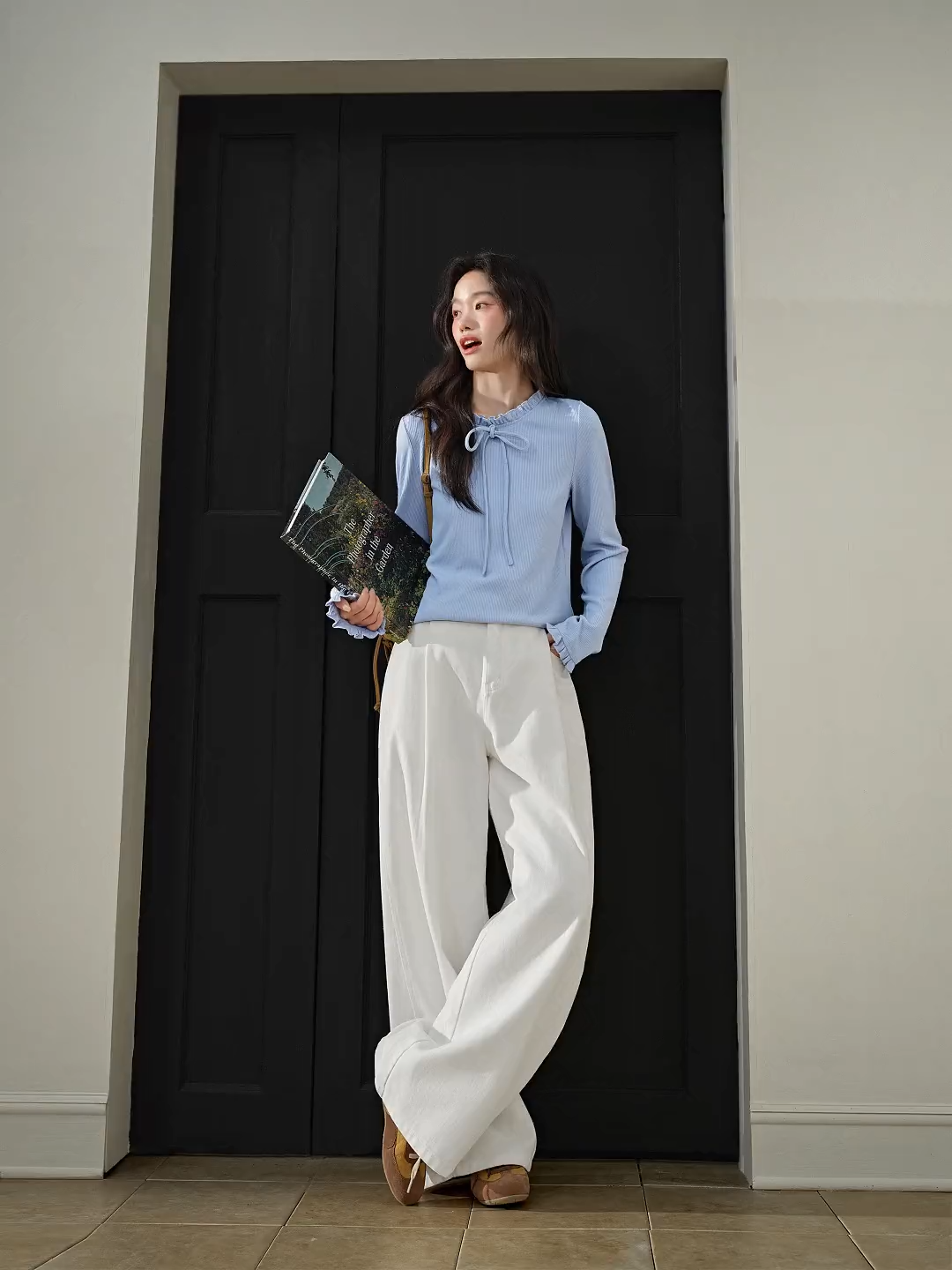 Ruffle Ribbon Top – KUOSE.com