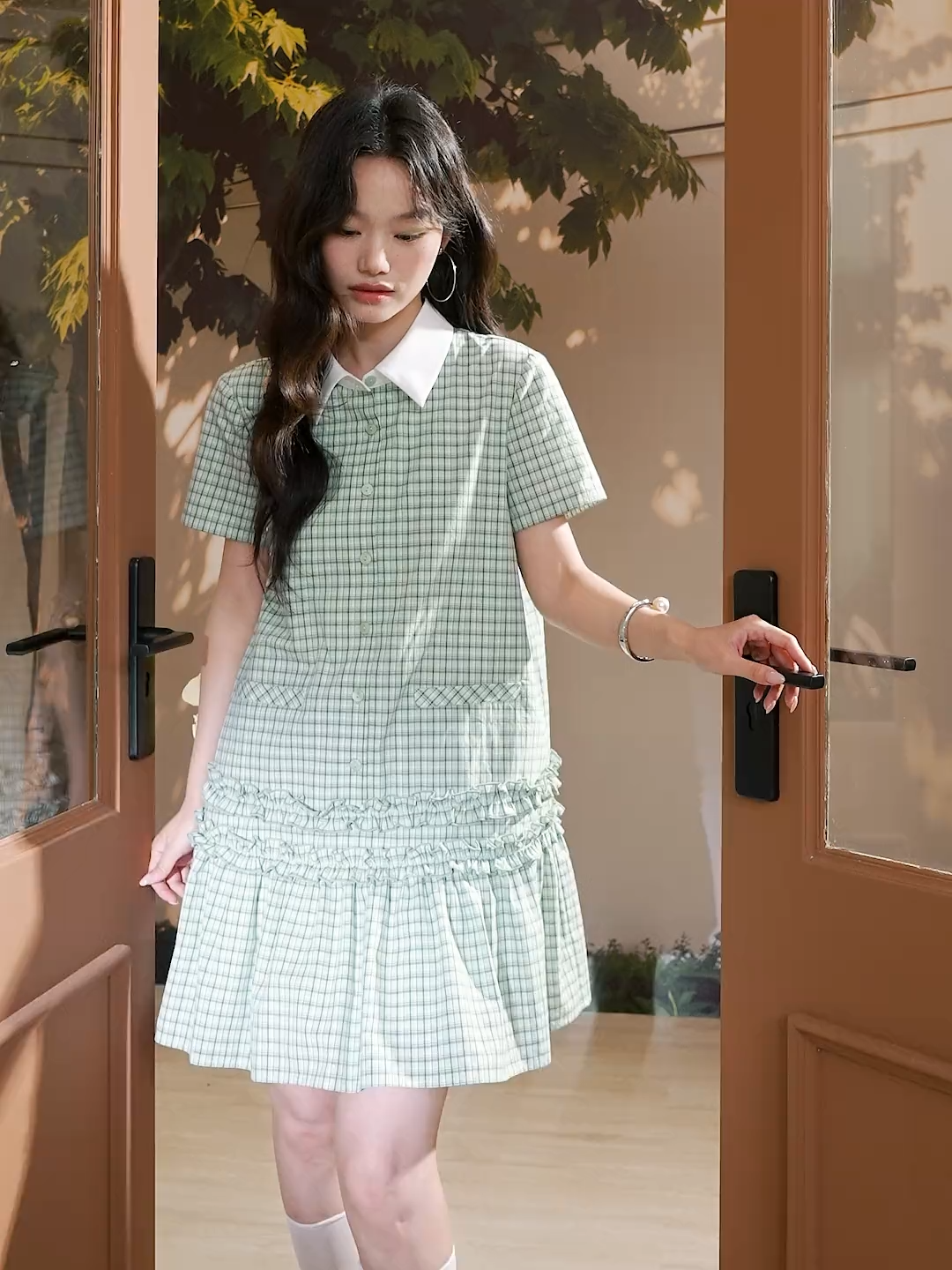 green gingham summer dress Avocado Bridesmaid & Flower Girl Sash Belt – Wedding Waist Bow – Swagger &  Swoon