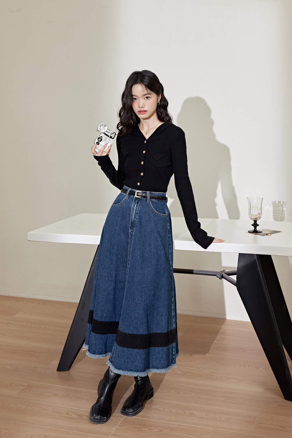 Hooded Knit Top – KUOSE.com