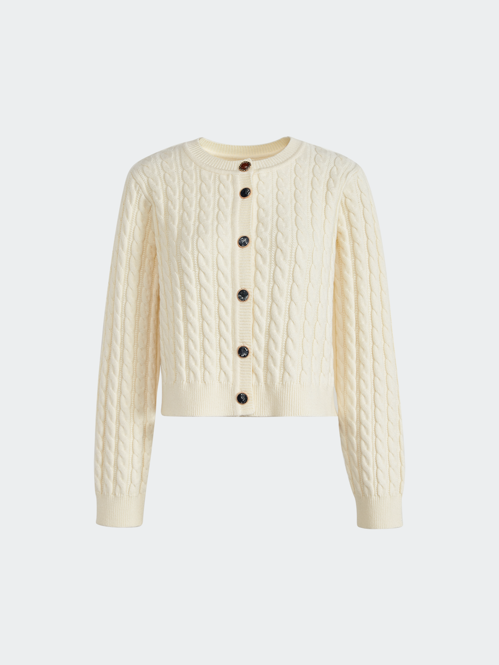 【COSYHARU】Rudd Cotton Cable Knit Cable Knit Sweater – KUOSE.com