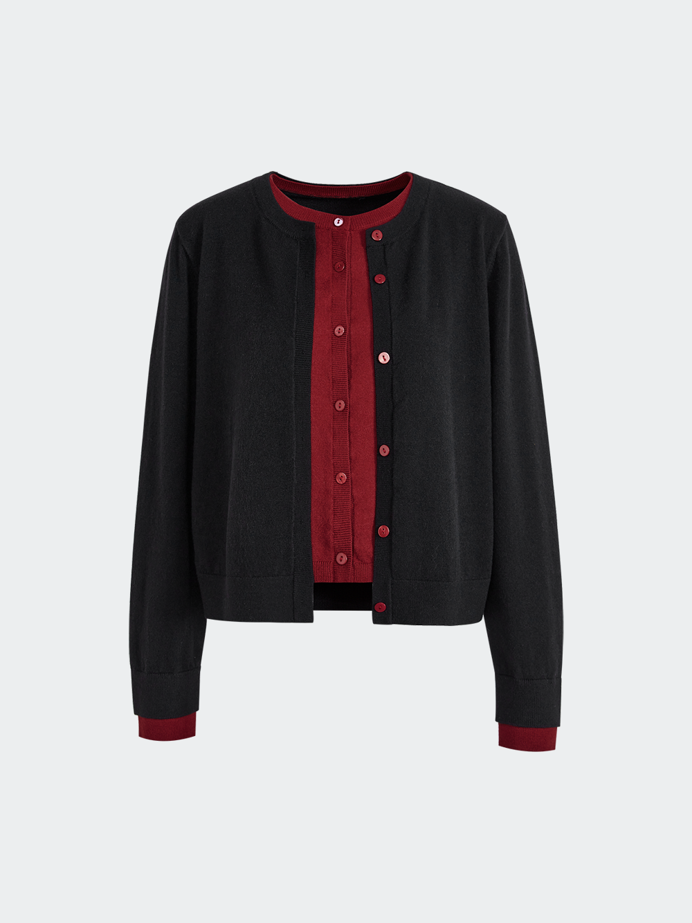 Fake Two-piece Cardigan – KUOSE.com Fake Two-piece Cardigan – KUOSE.com