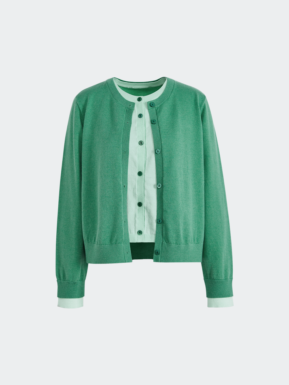 Fake Two-piece Cardigan – KUOSE.com