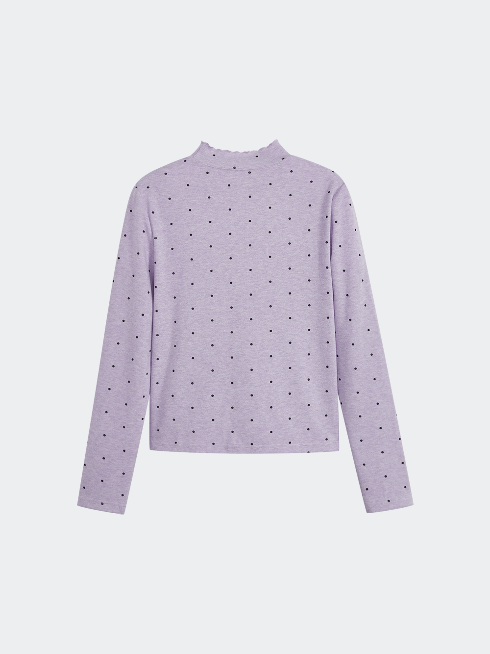 Polka Dot Long-Sleeve Top – KUOSE.com