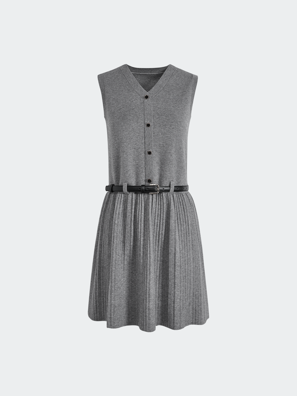 V-neck Knit Dress – KUOSE.com V-neck Knit Dress – KUOSE.com