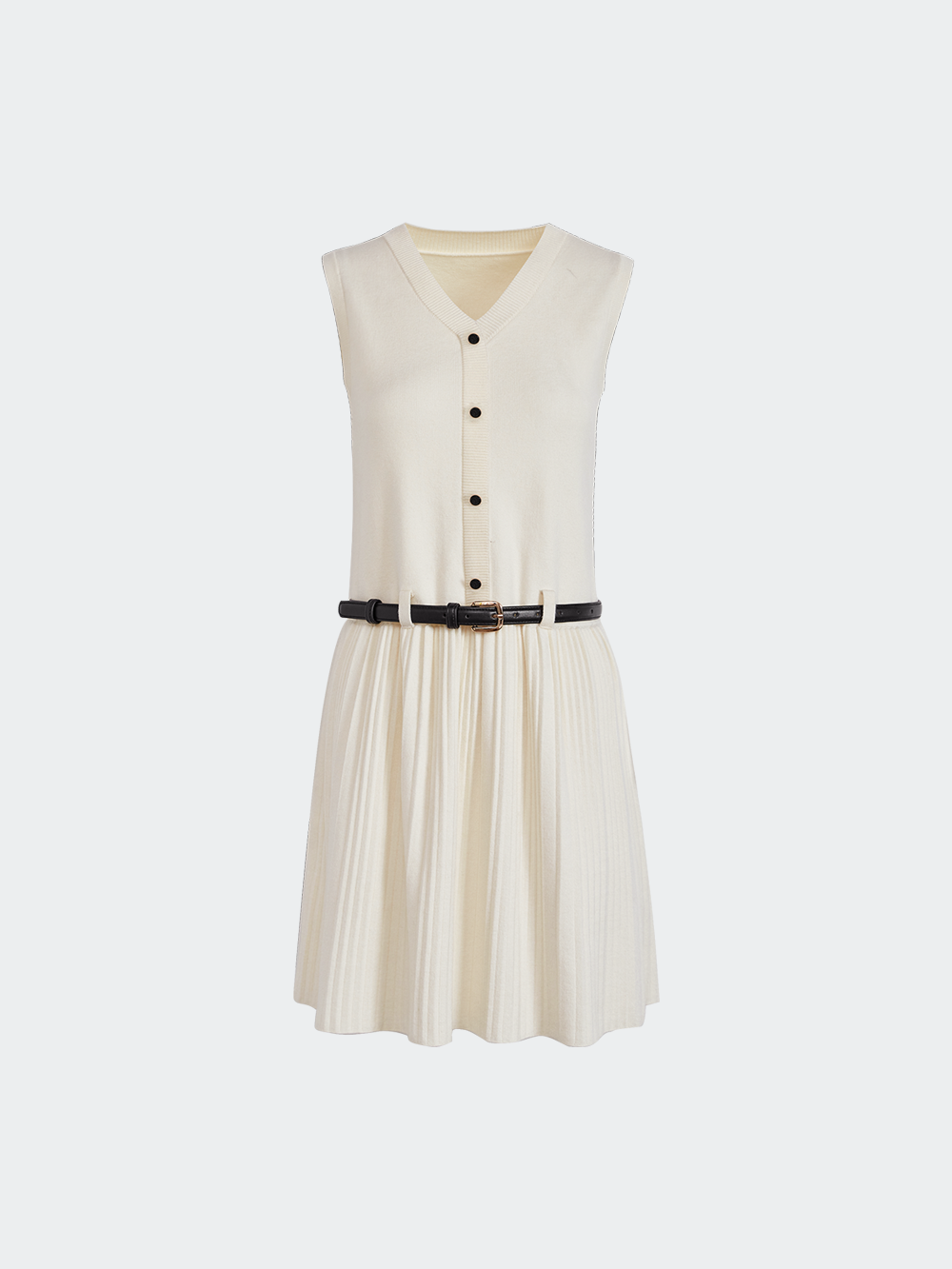 V-neck Knit Dress – KUOSE.com V-neck Knit Dress – KUOSE.com