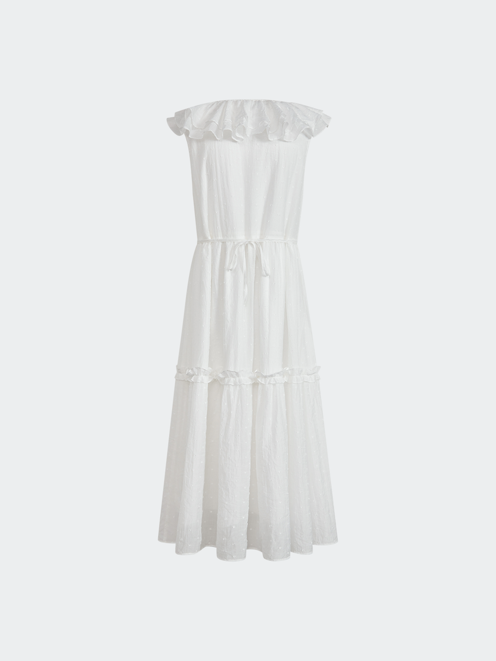 Ruffle V-neck Dress – KUOSE.com