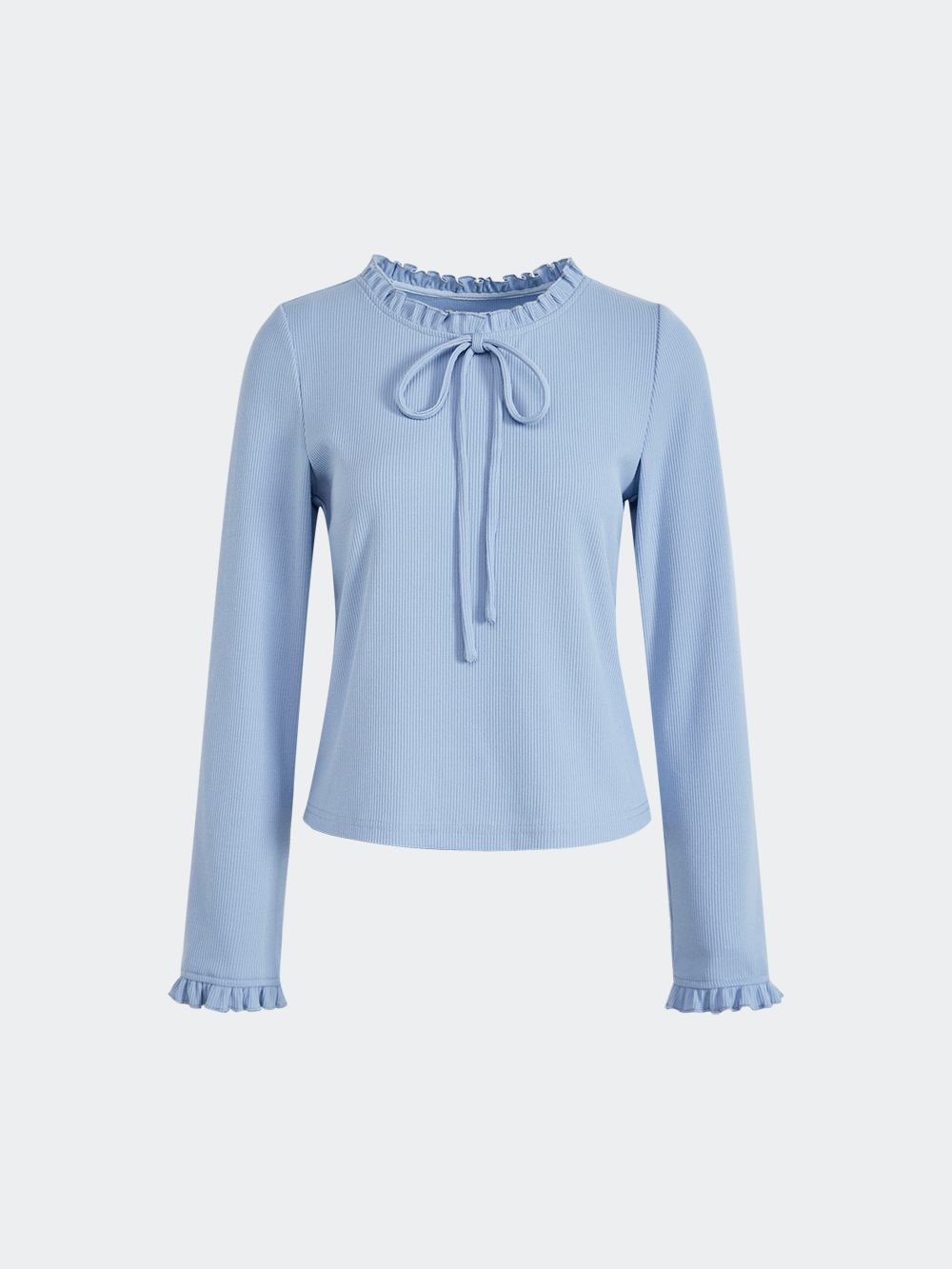 Ruffle Ribbon Top – KUOSE.com Ruffle Ribbon Top – KUOSE.com