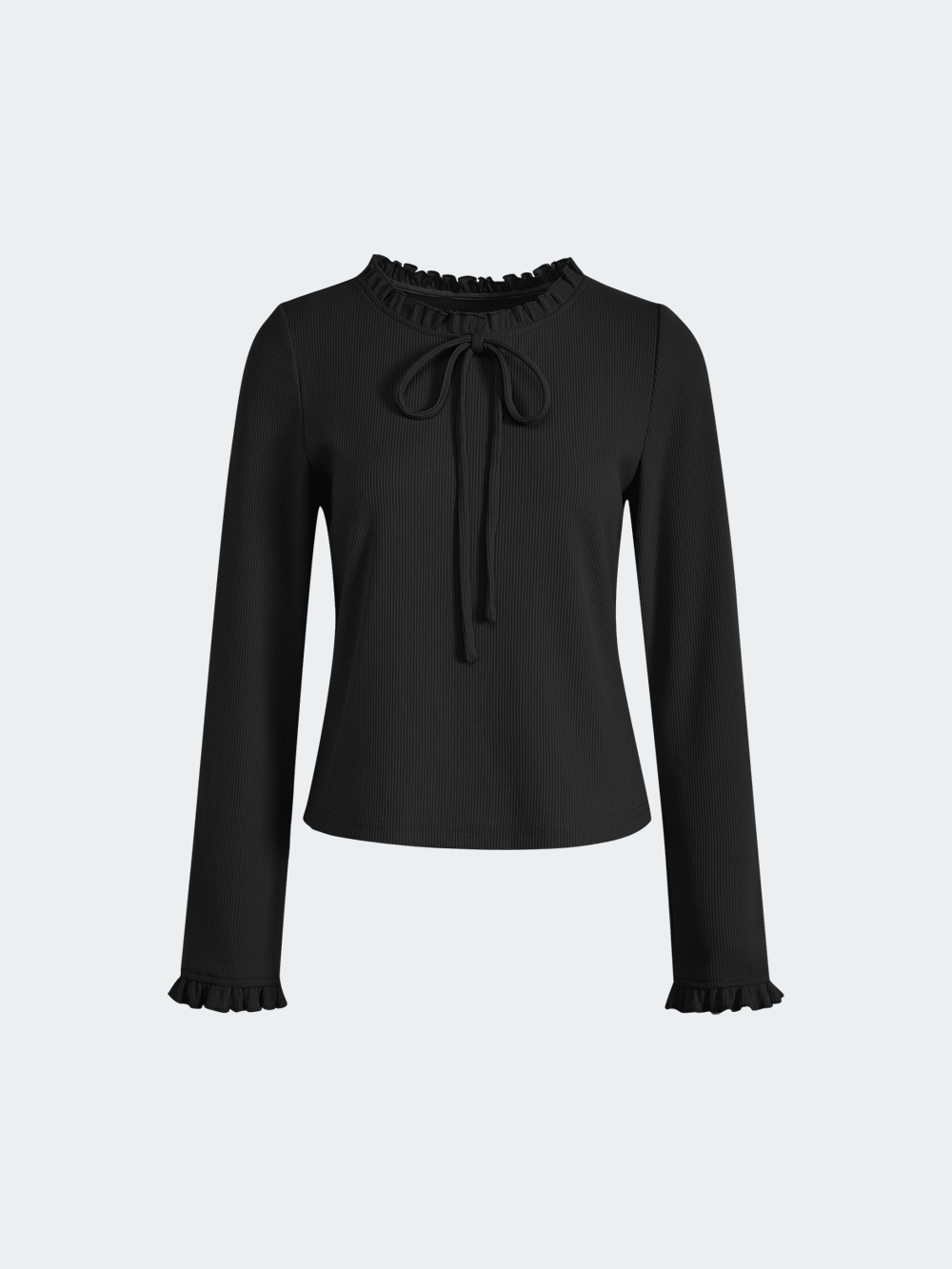 Ruffle Ribbon Top – KUOSE.com Ruffle Ribbon Top – KUOSE.com
