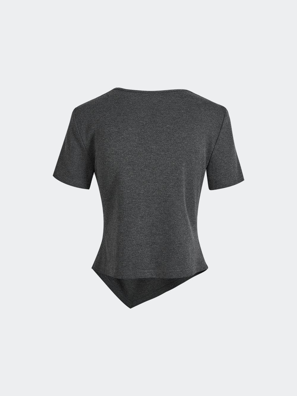 アンドコール　andequal ''docking hem tops,, CIDER Ruched Asymmetrical Hem Tube Top: Black, XXS at Amazon